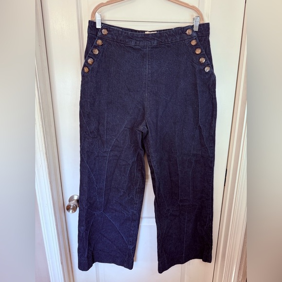 Sezane Women’s Marino Denim Trousers - Size 46 (3XL)